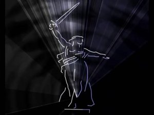Лазерное шоу - К 75-летию ВЕЛИКОЙ ПОБЕДЫ