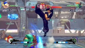 Ultra Street Fighter IV Yun VS Blanka