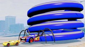 Эпический побег от Пожирателя Молний Маккуина, Пожирателя Спиралей Маккуина,_BeamNG.Drive