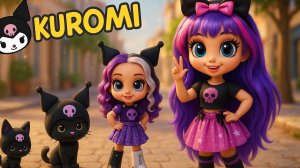 Хеллоу Китти и Куроми растут! Поделки для кукол ЛОЛ ОМГ!