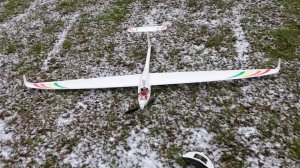 Туманный полет на планере Rainbow Runner 2000мм.