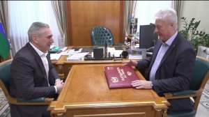 Встреча губернатора Александра Моора с главой Краснодона Сергеем Козенко состоялась в Тюмени