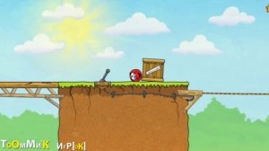 КРАСНЫЙ ШАРИК против ЧЕРНОГО ШАРА [1] Серия. Игра как МУЛЬТИК для детей малышей - игра RED BALL