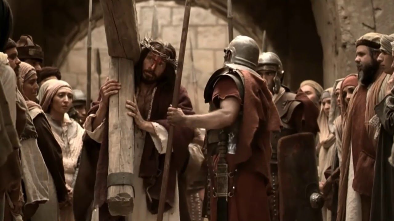 Бичевание Иисуса/Крестный путь Иисуса Христа на Голгофу/Распятие Иисуса Христа/Смерть на кресте смотреть онлайн