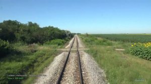 Dulevoz CABVIEW Vršac - Beograd Поезд едет Вид из кабины Вршац - Белград  Дулевоз 720P