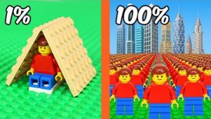 Я смоделировал город из конструктора LEGO...