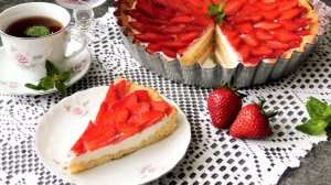 Фруктовый Тарт с кремом. Летний десерт к чаю.