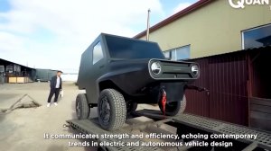 Крутой внедорожник из старого Мерседеса.