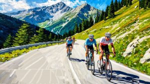 Bike music, cycling rhythms. Ритмы велогонки.