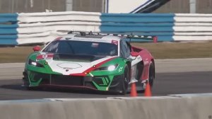 Испытания нового Lamborghini Temerario GT3 2026 года выпуска в Дейтоне и Себринге. 4K HDR