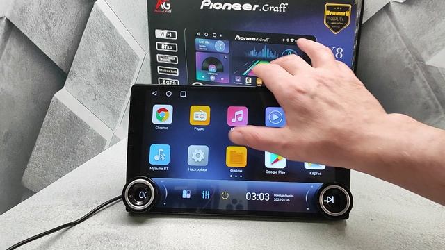Pioneer.Graff V8 Четырехядерная с неплохим звуком и крутилками