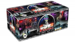 FP-B330 Веерный салют "Аврора" (0,8"/1"/1,2" х 187 залпов) "Фаворит Пиро Групп"