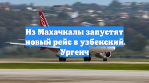 Из Махачкалы запустят новый рейс в узбекский Ургенч