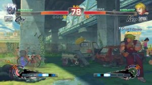Ultra Street Fighter IV Oni VS Ken
