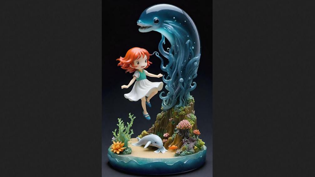 Рыбка Поньо на утёсе 5