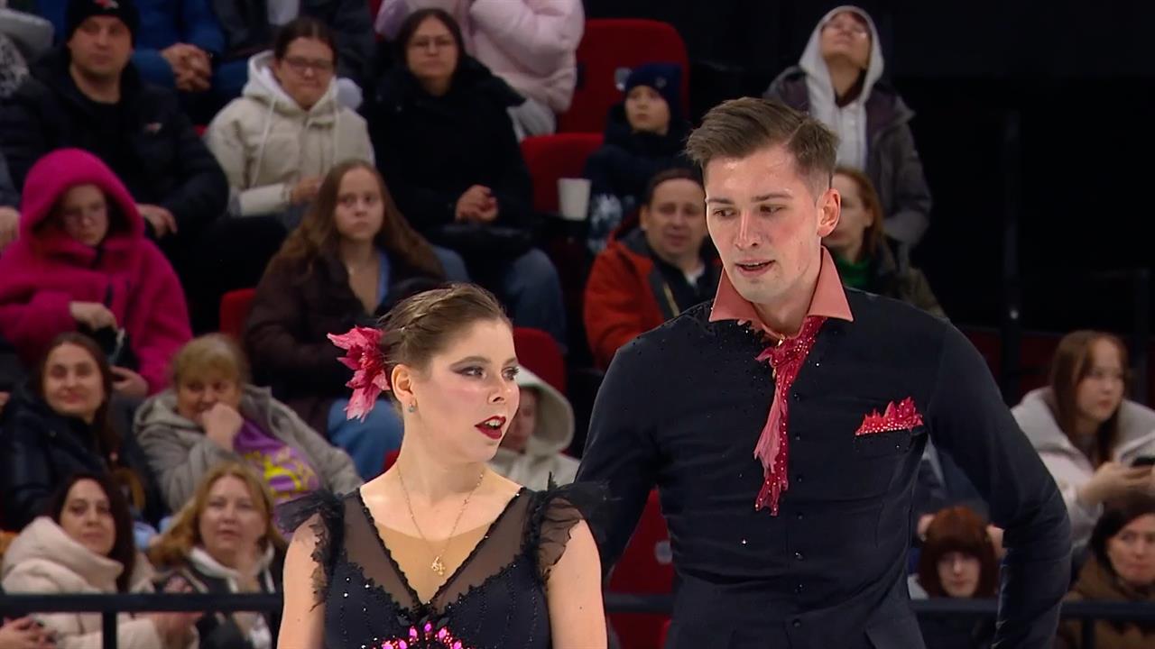 Спортивная пара Мишина и Галлямов победили в короткой программе этапа Гран-при РФ
