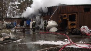 Пожар в микрорайоне «Дружба»