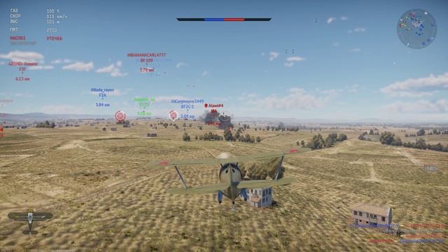 War Thunder. Еще  два боя на 1.7
