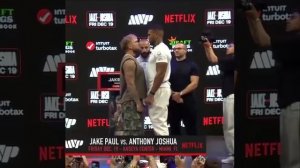 ⚡Первый стердаун Джейка Пола и Энтони Джошуа!