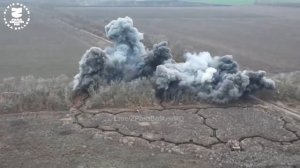 Кадры нанесения авиаудара по позициям ВСУ на одном из направлений.