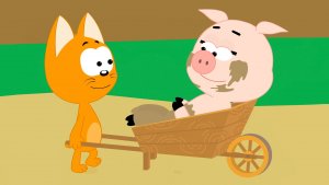 Котенок Котэ - НЕПОСЛУШНЫЕ СВИНКИ - Песенки мультики для малышей