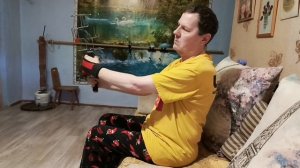 Жизнь после инсульта.Хожу на степе,занимаюсь с новым треножёром сидя.