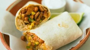 Бурито с фасолью и картофелем