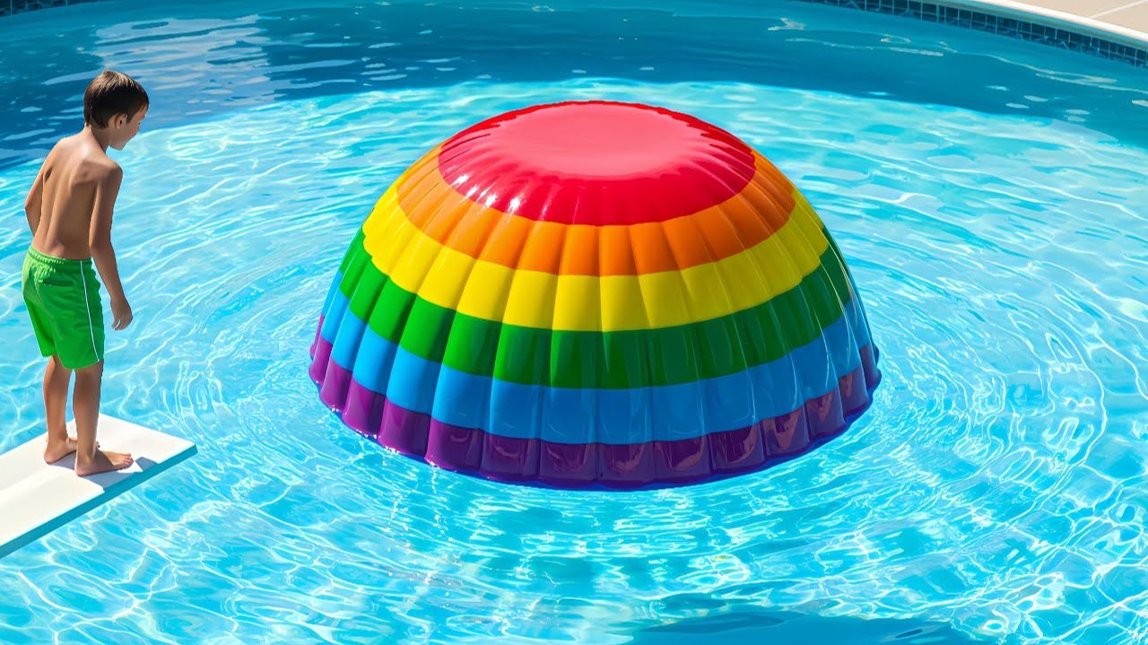 АСМР Невозможный бассейн — 8-минутная мечта ASMR | смотреть онлайн