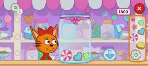 Три Кота Мультфильм Игра в карамельки