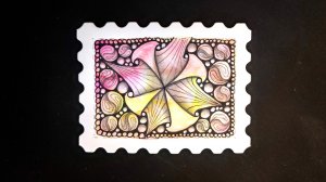 АКВАРЕЛЬНАЯ ОТКРЫТКА Цветок в шарах