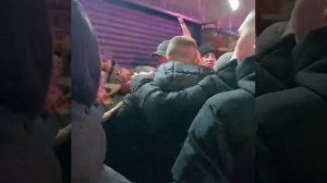 Драка фанатов Спартака против фаната ЦСКА