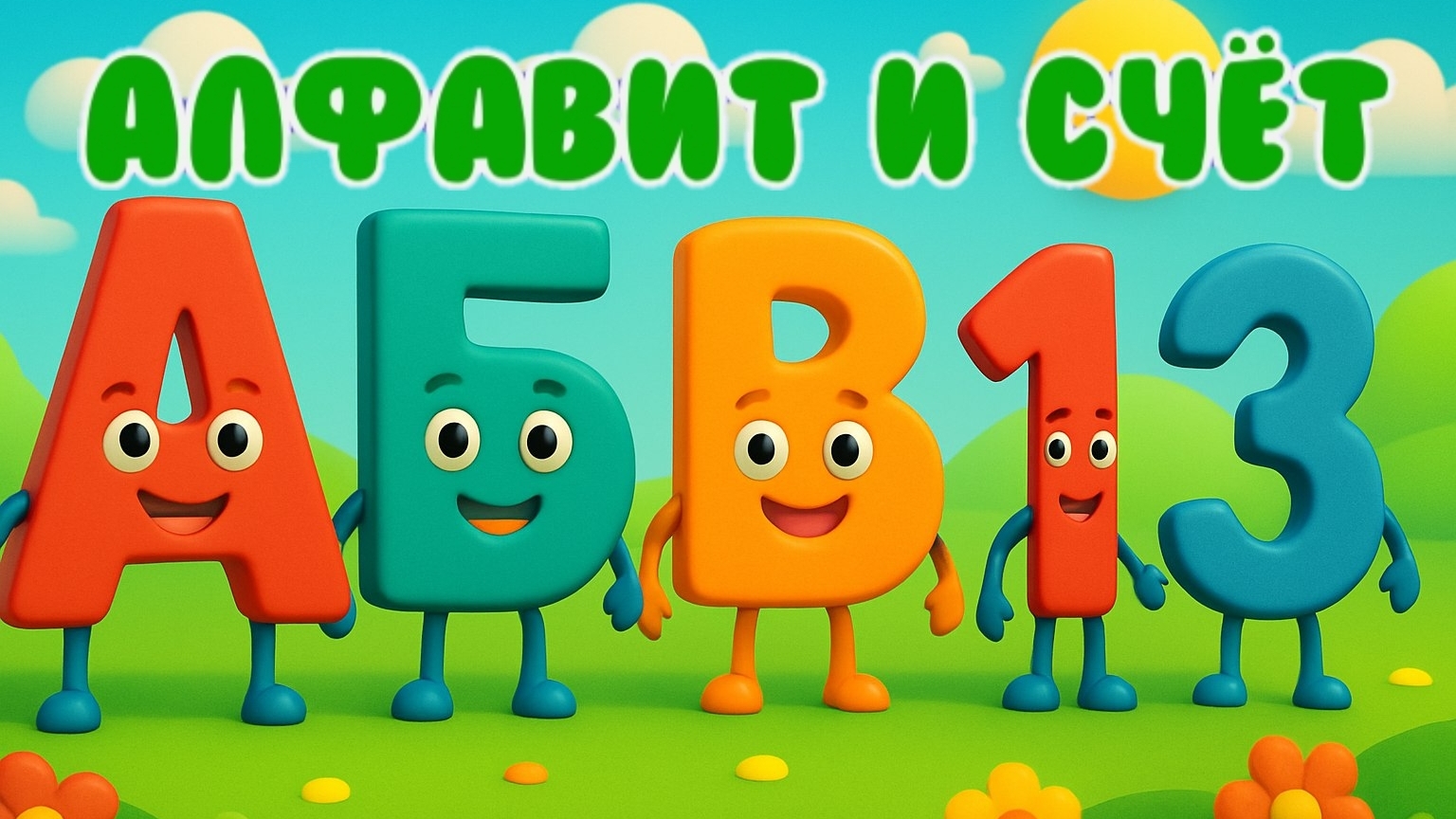 Алфавит и счёт!| СБОРНИК Мультиков для малышей