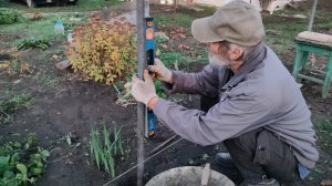 Стойки готовы. Работы не початый край😊Жизнь станичная на пенсии.