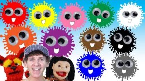 Учим 11 цветов ! Песня 🤗какого цвета? На Английском