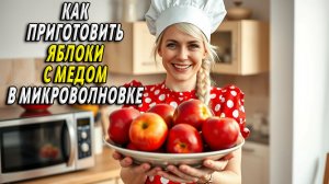 Как приготовить яблоки с медом в микроволновке