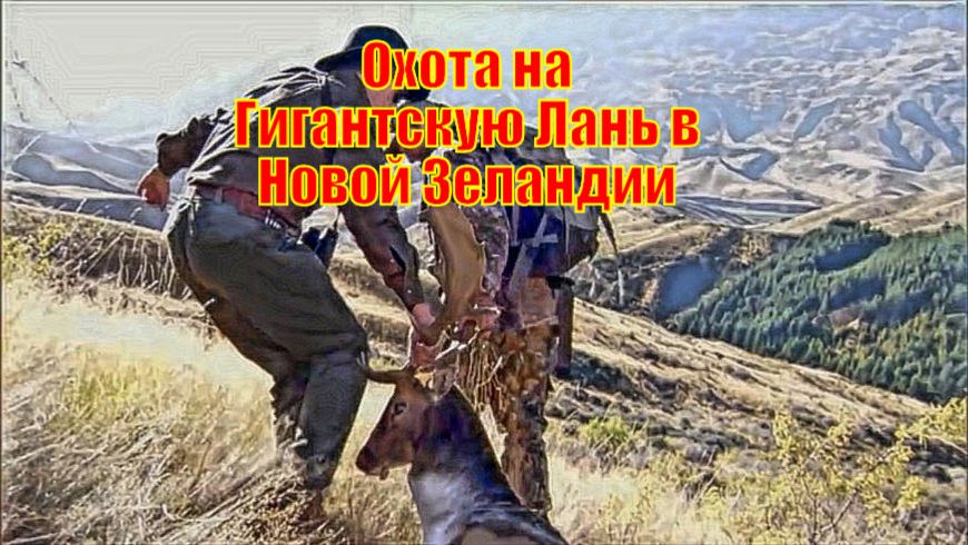 Охота на Гигантскую Лань в Новой Зеландии