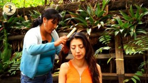 ASMR massage & energy cleansing (limpia) soft nature sounds, gentle whispering by Doña Esperanza