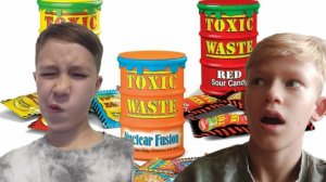 Пробуем самые кислые конфеты в мире!