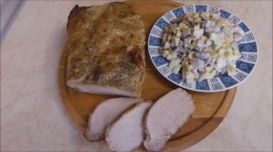 Готовим запеченное СОЧНОЕ МЯСО в ЯБЛОЧНОМ соке и салат ЗОДИАК блюда на праздничный стол