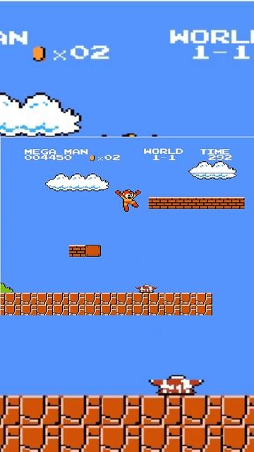 Mega-Men-Mario 🤯 Дубль 2