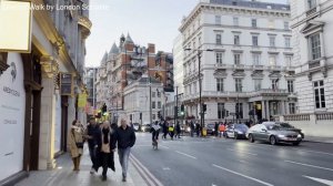 Роскошный Лондон 💎 Элитные рождественские огни Найтсбридж Челси Ярмарка 2025