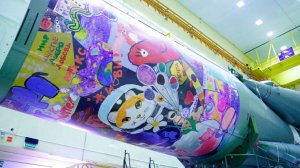 Рисунки онкобольных детей нанесли на одну из ракет корабля "Союз МС-28"