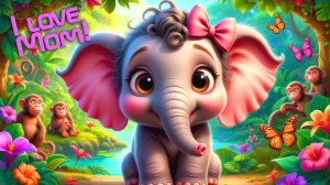 Мультик про Слоненка, который нашел Маму
