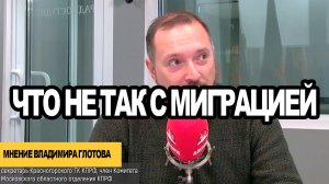 Что не так с миграцией и мигрантами. Мнение Владимира Глотова