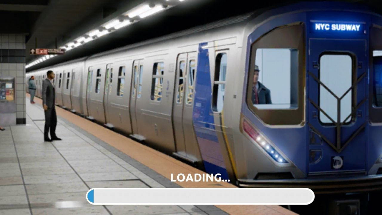 играю в симулятор метро (стал пассажиром) :)