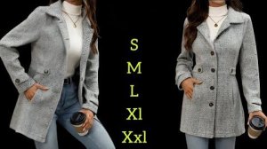 Моделирование осеннего полупальто с воротником