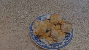 Жареный минтай