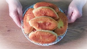 Пирожки на кефире с яблочной начинкой