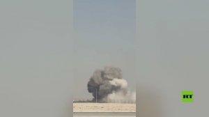 اللحظات الأولى لسقوط طائرة هندية بمعرض دبي للطيران