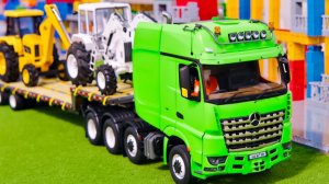 МУЛЬТИКИ ПРО РАЗНОЦВЕТНЫЕ ТРАКТОРА НА ФЕРМЕ ДЛЯ ДЕТЕЙ ГОНКИ ТРАКТОРОВ И ГРУЗОВИКОВ ПО КРУТЫМ ГОРКАМ